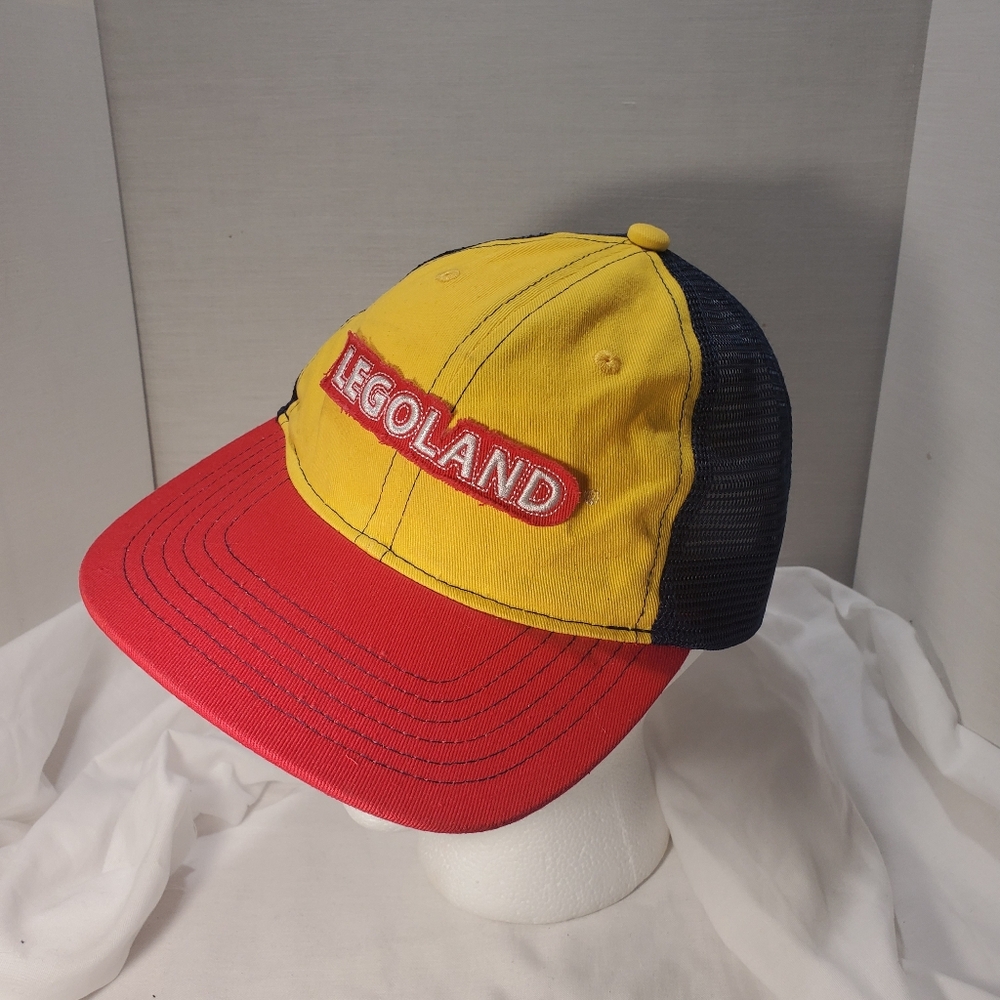 Legoland Mesh Back Adjustable Billed Hat Red Yellow Blue